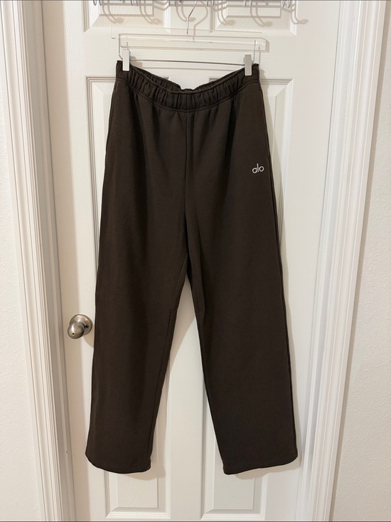 ALO Yoga Pants - Alo Brown Wide-Leg Sweatpants